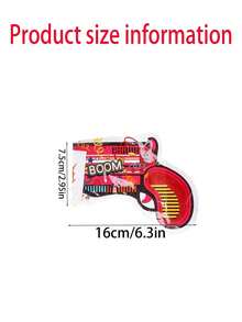 10/15/20Pcs Vibrant Confetti Cannons - Colorful PET Plastic Party Decorations With Star Heart & Boom! Designs For Weddings Birthdays Christmas New Year Halloween - Carnival Party Supplies & Favors Party Decorations Supplies Celebration Essentials Playful Graphics Best - Multiple Specifications and Colors - View 5