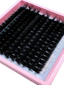 200D/160D/120D/100D/80D/60D DIY Individual Lashes 200pcs/180pcs/160pcs/140pcs/120pcs Synthetic Mink False Eyelashes 8D Luxury Fluffy DIY Cluster Lashes - 14-20mm Mixed Length Eyelash Extension 0.07mm Russian D Curl Thick And Reusable Dramatic Lashes, Easy For Beginners, Suitable For Daily, Party, Stage, Night Out, Ideal Gift For Mother's Day, Easter, Valentine's Day, Music Festival, Christmas, Christmas Eve, Thanksgiving - D - 查看 6