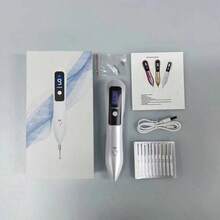 Portable Skin Tag Remover Pen With LED Light 9 Intensity Gears Cordless Rechargeable Skin Tag Removal Kit Intended For Common Warts Mole Skin Tags Gift For Girl Women - 彩色 - 查看 7