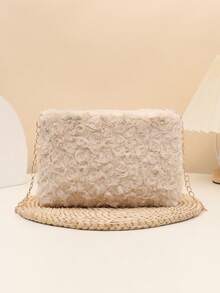 Mini Furry Shoulder Crossbody Bag