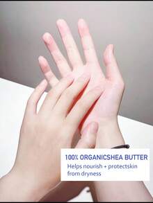 Shea Butter Hand Cream | 10ml Mini Size, 20% Organic Shea Butter, Deep Nourishment For Dry Skin, Travel-Friendly