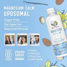 MaryRuth Organics Magnesium Liposomal| Magnesium Supplement | Magnesium Bisglycinate | Muscle &Amp; Bone Support | Mood Support Vitamin | Vegan | Non-GMO | Gluten Free | 1522 Fl Oz | 30 Servings - White - 查看 9