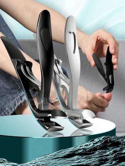 ANDVICTORY 1pc Nail Clippers Ingrown Toenail Thick Angle Head Nail Clippers Professional Toenail Clippers Cutter Pedicure Manicure Fingernail Tools