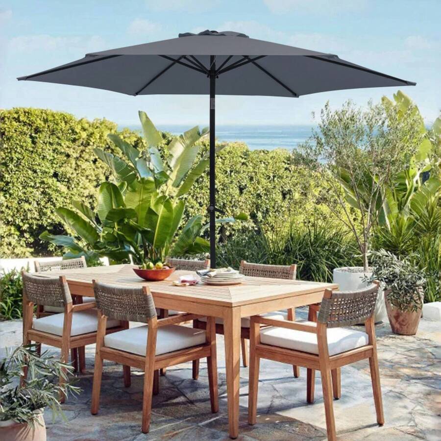 Outdoor Parasol, Stand And Base