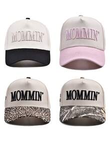 1pc Letter Embroidered Baseball Cap, Breathable Outdoor Cycling Hiking Hat, Adjustable Sweatband, UV Protection, Motorcycle Riding Sports Cap, Unisex Casual Street Fashion Hat, Suitable For All Seasons: Spring, Summer, Autumn, Winter