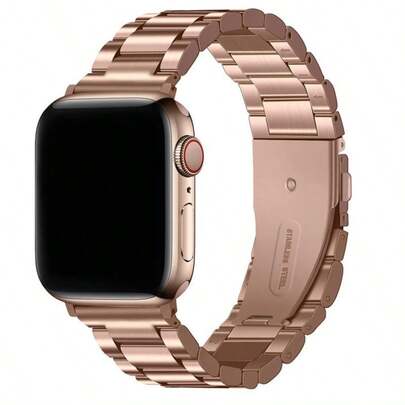 1 chiếc đồng hồ thông minh Apple Unisex kèm dây đeo thép, tương thích với các mẫu Ultra2 40mm, 49mm, 44mm, 45mm, 46mm, 41mm, 42mm, 38mm, tương thích với các dòng SE, 11, 10, 9, 8, 7, 6, 5, 4, 3, 2, 1, phụ kiện.
