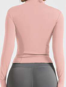 Soyun Giacca sportiva da donna, adatta per attività all'aperto, viaggi, abbigliamento casual, feste, ufficio e palestra - Rosa Baby - Visualizzare 7