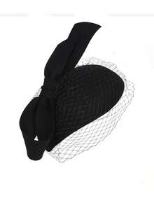 White Wool Felt Beret Fascinator Hat For Women Lady Church Tea Party Church Wedding Cocktail Winter Elegant Top Hats With Bow Veil