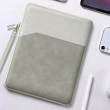 1 bolsa organizadora de tableta de gran capacidad con cremallera, de material de nailon gris , adecuada para protección y almacenamiento de tabletas de 8 pulgadas/10 pulgadas, bolsa para iPad de 7.9/8 pulgadas, bolsa interior para laptop de 10.8/11 pulgadas