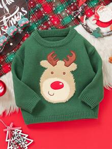 Newborn Baby Sweaters - Green - View 2