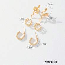 3-Piece Snake Chain Ear Cuff Set, No-Piercing Ear Climber Jewelry With Hollow Design,  C-Shaped Clip-On Earrings For Women, Bohemian Statement Ear Accessories