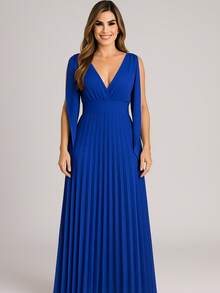 Women Dresses - Royal Blue - View 1