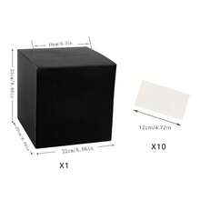 1pc White Card Box With Gold Foil Design, Wedding Gift Card Box, Suitable For Wedding Reception, Baby Christening, Anniversary, Birthday Party, Graduation Ceremony Tabletop Decor (Includes 10 Greeting Cards)