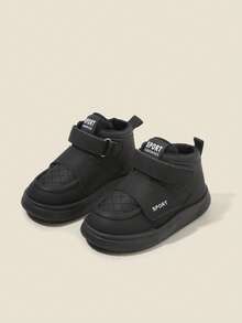 Botas de nieve antideslizantes para niños pequeños, modelo 2025, botas cortas para niños, suela blanda, para niños y niñas, invierno