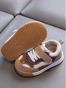 Weiche Anti-Rutsch Baby Sportschuhe, geeignet für 0-4 Jahre alte Jungen & Mädchen für drinnen/Outdoor, Kleinkind Laufschuhe mit Klettverschluss Design, bequeme & praktische Baby Freizeitschuhe, Frühling/Herbst