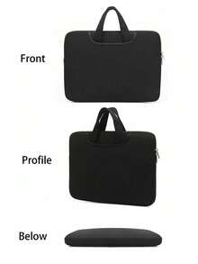 1 件 13.3/14/15.4/15.6/16 英寸纯色休闲笔记本电脑内胆包