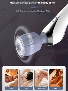 New Handheld Massage Stick, Small Electric Massage Hammer Kneading Vibration Massager, Rechargeable Multi-Function Massage Device, Portable Massage Hammer Mini Massage Hammer For Full Body Muscle Relaxation, Neck, Back, Shoulder, Waist