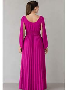 Women Dresses - Rose Red - View 3