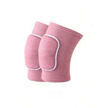 1 件厚泡沫运动舞蹈护膝，适用于排球、足球、轮滑、篮球、跪姿、瑜伽、舞蹈健身配件膝盖支撑