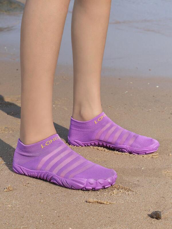 Women's Aqua Shoes For Summer Outdoor Beach, Trekking, Fishing, Swimming, Yoga, Soft Breathable Sock Shoes, Suitable For All Seasons