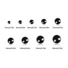Safety Eyes With Washers - Expressive Black & Bead-Filled Crochet Doll Eyes & Noses For Amigurumi, Crochet Crafts, DIY Dolls - Secure Screw-On Design, Multi-Size (Small To Large) - Durable & Easy To Use, Ideal For Beginners & Experts - Includes Black & White Eyes In Various Sizes For Amigurumi And Doll Making, Sew On Eyes, Noses For Stuffed Animals - Black - View 12
