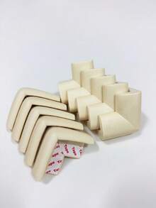 4/10 قطعة واقي زاوية، حماية طاولة المكتب والمدرسة والكرسي، ملصق حائط لحماية أثاث المنزل من الاصطدام، غطاء ناعم لجوانب الطاولة، غلاف حماية للحواف، حماية سلامة للزوايا الحادة والصلبة للطاولات