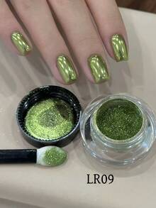 1 Piece Of Aurora Powder Moonlight Powder Mirror Flour Magic Mirror Powder Neon Powder Easy To Color Nail Decoration