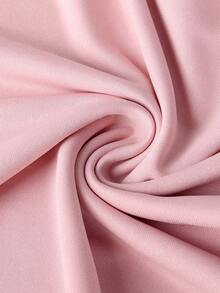 1 件女童休闲樱桃印花圆领运动衫，秋冬厚长袖学生套头衫 - 粉色 - 查看 6