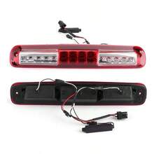 Lmpara de freno, luz de freno de montaje, tercera luz de freno de montaje alto LED Lmpara trasera para C 150025003500 1999 2006rojo y - Rojo y blanco - Ver 6
