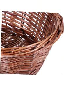 Cabilock Elegant Willow Picnic Basket With Handle For Easy Carrying Generous Storage For Fruits Vegetables And Supplies For Picnics And Weddings