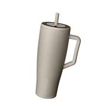 BrüMate Era 40oz Insulated Mug With Handle And Straw | 100% Leakproof/Insulated | Comes With Lid And Flexible SoftSip Straw | Stainless Steel | Cup Holder-Compatible Base | Large 40oz Capacity | Suitable For Everyday Use At Home, Outdoors, And On The Road - 灰色 - 查看 2