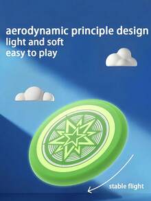 1pc Glow-In-The-Dark Soft , Fluorescent , Suitable For Outdoor Sports, Social Activities, Team Building, Relaxation And Entertainment. A Wonderful Gift For Christmas, New Year, Easter, Back To School, Birthday, Graduation