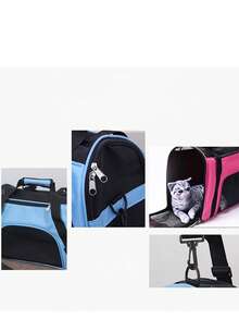 Nuevo transportín portátil para mascotas, transportín suave para gatos medianos y perros pequeños de hasta 15 libras, bolsa transportadora de mascotas, transportín de viaje aprobado por aerolíneas, bolso de mano para mascotas, mochila transportadora de mascotas