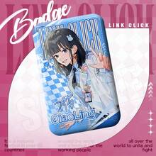 1pc Link Click Rectangle Badge Merchandise - New Maf Of Dreams Link Click Anime Merchandise - Featuring Main Characters Gao Tian, Shen Xiaoshi, Lu Guang, Qiao Ling, Vein, Xia Fei, Liu Xiao - Perfect Gift For Birthday, Holidays, Christmas, Seasons - Badge, Keychain, Halloween - Multicolor - View 27