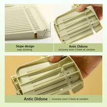 Faucet Mat For Kitchen Sink -17.5 X 5.5inch Drainage Pad, Faucet Drip Mat, Premium Silicone Splash Guard With Fast Drying Dish Soap Sponge Holder, Protective Sink Tray Ideal For Stone Sinks In Kitchen & Bathroom