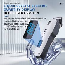 Kemei KM-PG809A/KM-232 Electric Hair Clipper Men's Professional Wireless Electric Hair Clipper/Beard Trimmer Rechargeable Hair Cutting Machine With Adjustable Hair Cutting Accessories Suitable For Home Travel And Barbershops