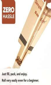 SmokyJoy Cones Rolling Papers Pre Rolled Paper Cones King Size - 50 Pack Preroll Pre Rolls Paper With Filter Tips And Packing Tubes Included - 顏色A - 查看 5