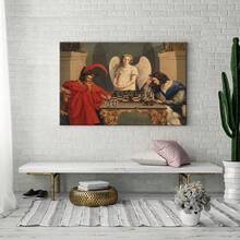 IUHYVMSM Póster de arte mural en lienzo de George Washington cruzando el Delaware, decoración de pared de historia para dormitorio y sala de estar, cuadros decorativos sin marco para sala, póster, con marco, pósteres, cuadros para la pared, marcos para cuadros, cuadro, Virgen de Guadalupe, salas - transparente - Ver 9