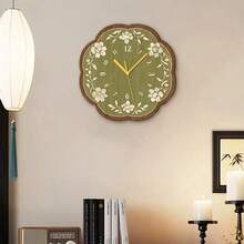 1 pièce Horloge de bureau en bois vintage, horloge rétro à poser sur table ou à accrocher au mur, décoration maison, décoration de pièce