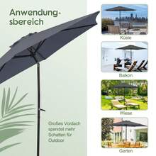 Outdoor Parasol, Stand And Base