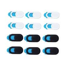 Copertura per webcam ultra sottile scorrevole - Schermo di privacy in ABS, nero, bianco e rosa, compatibile con laptop, ecc. - Design e alla moda, migliora la protezione della privacy Impermeabile Antiurto Antiscivolo Antigraffio Antiimpronta digitale Copertura completa