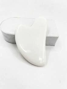 1 件心形 SPA 按摩蜂蜡刮痧板按摩刮板面部按摩器针灸刮痧板面部按摩器 - 彩色 - 查看 3