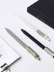 3pcs Mechanical Pencils: Get 0.5 & 0.7mm Pencils In Random Colors - Perfect For Students!