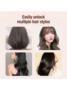 USB Powered Hair Straightener - Portable Travel Hair Straightener, Mini Hair Straightener, Ceramic Coating, Lightweight & Easy To Carry, Anti-Scald, Black - Baby Pink - View 7