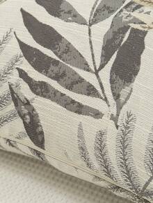 1 件花卉提花抱枕套，简约风格涤纶方形靠垫套，舒适柔软，适合客厅家居装饰 - 彩色 - 查看 5