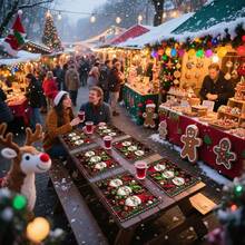 1set/1pc/4pcs/6pcs Christmas Dwarf And Holly Berry Pattern Placemats, Machine Washable Rectangular Polyester Placemats, Table Guards, Heat-Insulating Placemats, Restaurant Table Decorations, Party Supplies, Christmas Decorations Can All Be Given As Gifts