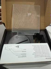 Minecraft Memorial Edition Collectible Series Minecraft Colorful Tone USB Combat Style Square Board, Rechargeable, Suitable For Bedroom Decoration And Relaxation Ornaments, Perfect For Sleep/Christmas And Birthday Gifts, Decorations For Computer Rooms For Teenagers And Adults, Theme Parties.