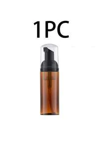 5个/1个/60毫升泡沫按压瓶，旅行装泡沫洗手液分配器，适用于洗手、睫毛洗发水（金色、粉色、棕色），可补充装，旅行配件 - 彩色 - 查看 9