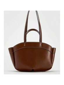 Bolso de mujer de gran capacidad, de moda, tipo tote, de hombro y de compras, Novedad 2024 Otoño