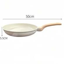 不粘锅具套装 - 白色花岗岩表面，适用于电磁炉，包括煎锅和炖锅、带盖汤锅，适合家庭厨房使用 - 鋁製花崗岩塗層不沾鍋 - 查看 17